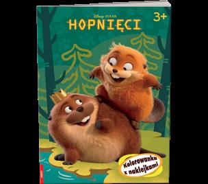 Okładka książki Disney Hopnięci Kolorowanka z naklejkami NA-9146