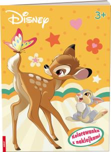 Okładka książki Disney. Kolorowanka z Naklejkami