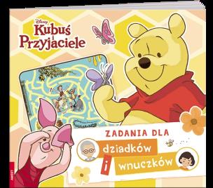 Okładka książki Disney Kubuś i przyjaciele Zadania dla dziadków i wnuczków DIW-9101