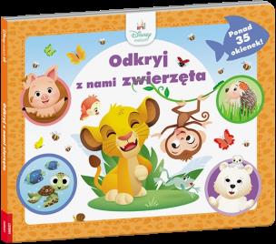 Okładka książki Disney Maluch Odkryj z nami zwierzęta OK-9204