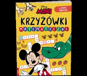 Okładka książki Disney Miki Krzyżówki matematyczne KRZ-9102