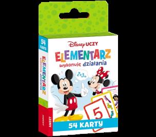 Okładka książki Disney uczy Elementarz wykonuję działania karty UEK-9303