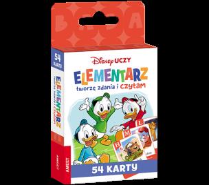 Okładka książki Disney Uczy Karty do elementarza Tworzę zdania i czytam UEK-9301
