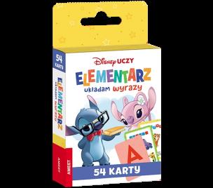 Okładka książki Disney uczy Układam wyrazy karty 6+ UEK-9304