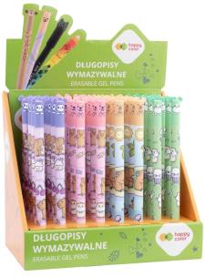 Opakowanie Display Długopis wymazywalny Kapibara Yummy Yum 0.5mm niebieski   Happy Color 40 szt.