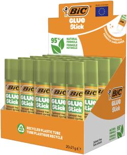 Opakowanie Display Klej BIC Glue Stick 95% ECOlustions 21g 20szt.