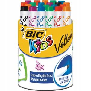 Display Marker Suchościeralny BIC KIDS Mini Velleda Kubek 24szt.. Wydawca: Bic. Multiszop.pl Opakowanie Display Marker Suchościeralny BIC KIDS Mini Velleda Kubek 24szt.