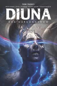 Diuna: Ród Harkonnenów 3. Autor: Brian Herbert, Kevin Anderson. Multiszop.pl Okładka książki Diuna: Ród Harkonnenów 3