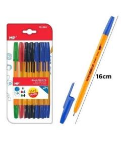 Opakowanie Długopis 1.0mm 21szt MIX