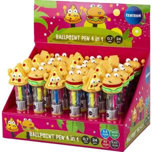 Opakowanie Długopis 4w1 burger&pizza (24szt)