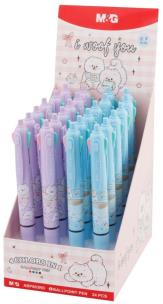 Opakowanie Długopis automat. I Woof You 0,7mm mix (24szt) M&G