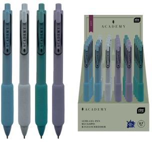 Opakowanie Długopis automat. Soft Academy niebieski (24szt)