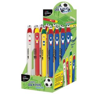 Opakowanie Długopis automatyczny - gra w piłkę (24szt) KIDEA