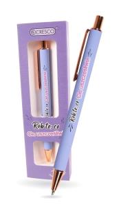 Długopis automatyczny Rób to, co się uszczęśliwia. Wydawca: CRESCO. Multiszop.pl Opakowanie Długopis automatyczny Rób to, co się uszczęśliwia