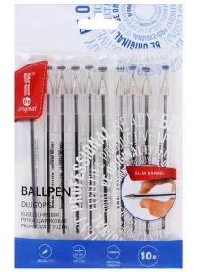 Opakowanie Długopis biurowy 0,7mm czarny 10szt MemoBe