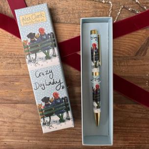 Długopis Crazy Dog Lady Psiara Święta. Wydawca: Alex Clark. Multiszop.pl Opakowanie Długopis Crazy Dog Lady Psiara Święta