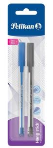 Opakowanie Długopis Hang Stick 1mm nieb.+czarny PELIKAN