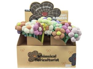 Opakowanie Długopis kwiatek pluszowy (32szt)