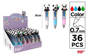 Opakowanie Długopis mini 4-kolorowy 0.7mm panda (36szt)