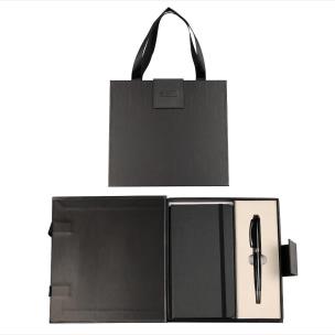 Długopis + notes Symphony premium czarny. Wydawca: CRESCO. Multiszop.pl Opakowanie Długopis + notes Symphony premium czarny