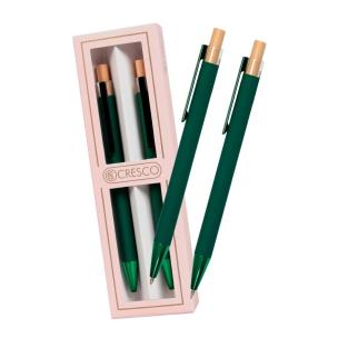 Opakowanie Długopis + ołówek Dyplomat zielony dla Nauczyciela