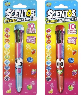 Długopis pachnący żelowy multikolor mix. Wydawca: Scentos. Multiszop.pl Opakowanie Długopis pachnący żelowy multikolor mix