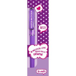 Opakowanie Długopis Pop Art - Najlepszy Nauczycielka