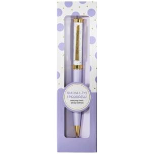 Opakowanie Długopis prezentowy Kochaj, żyj i podróżuj