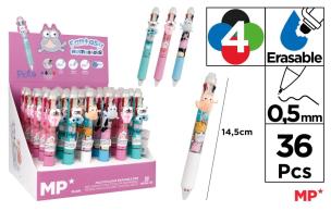 Opakowanie Długopis ścieralny 4-kolorowy Psy i Koty (36szt)