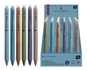 Opakowanie Długopis ścieralny z gripem Academy nieb (24szt)