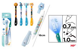 Długopis Szpiegowski MP UV z podwójną końcówką Safari blister 1szt.mix. Wydawca: MP Main Paper. Multiszop.pl Opakowanie Długopis Szpiegowski MP UV z podwójną końcówką Safari blister 1szt.mix