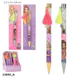 Opakowanie Długopis Top  Model z konfetti 1szt.mix 12845A