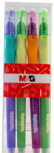 Opakowanie Długopis wymazyw. 0.7mm Ergo Boys nieb 4szt M&G