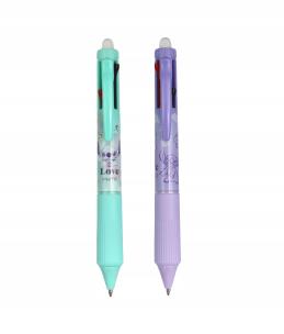 Opakowanie Długopis wymazywalny automatyczny 4-kolorowy Stitch pastel 1szt.mix