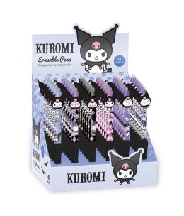 Opakowanie Długopis wymazywalny automatyczny grip Kuromi 1szt.mix