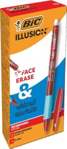 Opakowanie Długopis wymazywalny Illusion czerwony (12szt)