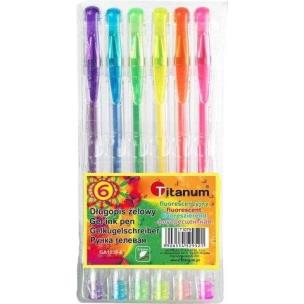 Opakowanie Długopis Żel.fluo Kpl/6 Ga1030