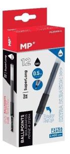 Opakowanie Długopis żelowy antybakteryjny czarny (12szt)