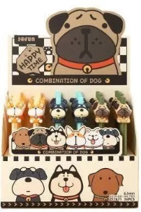 Opakowanie Długopis żelowy Dog 0,5mm nieb (36szt)