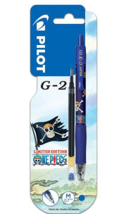 Długopis żelowy G2 0,7mm + wkład nieb One Piece. Wydawca: Pilot. Multiszop.pl Opakowanie Długopis żelowy G2 0,7mm + wkład nieb One Piece