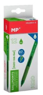 Opakowanie Długopis żelowy jasnozielony (12szt)