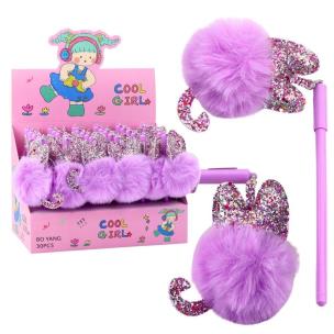 Długopis żelowy Zatyczka z pomponem nieb (30szt). Wydawca: Leantoys. Multiszop.pl Opakowanie Długopis żelowy Zatyczka z pomponem nieb (30szt)