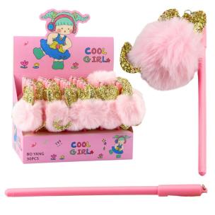 Długopis żelowy Zatyczka z pomponem nieb. (30szt). Wydawca: Leantoys. Multiszop.pl Opakowanie Długopis żelowy Zatyczka z pomponem nieb. (30szt)