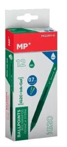 Opakowanie Długopis żelowy zielony (12szt)