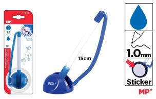 Opakowanie Długopisem ze stojakiem niebieski