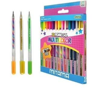 Opakowanie Długopisy żelowe 13 kolorów