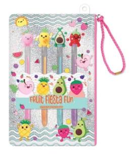 Opakowanie Długopisy żelowe Owoce 4 kolory