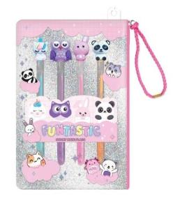 Opakowanie Długopisy żelowe Zwierzątka 4 kolory