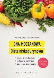 Okładka książki Dna moczanowa Dieta niskopurynowa