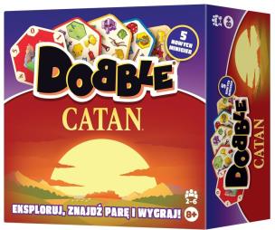 Dobble Catan REBEL. Wydawca: Rebel. Multiszop.pl Opakowanie Dobble Catan REBEL